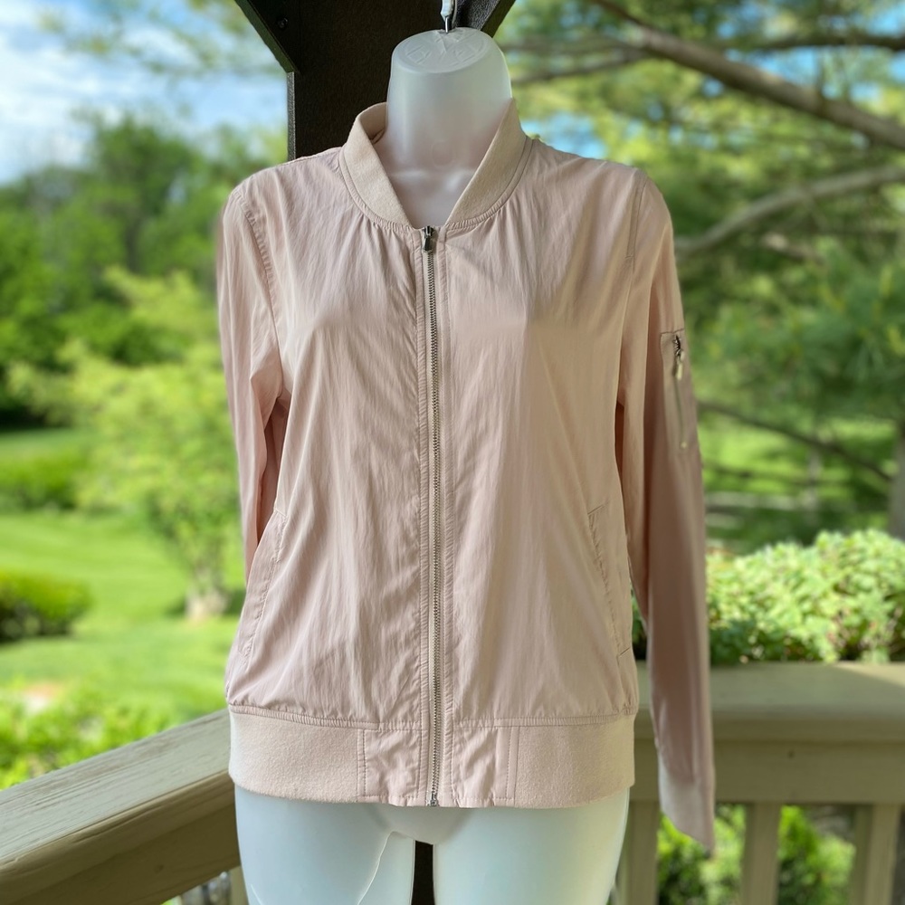 Love Tree - Woman’s blush color light & silky jacket, Size: S